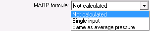 MAOP formula